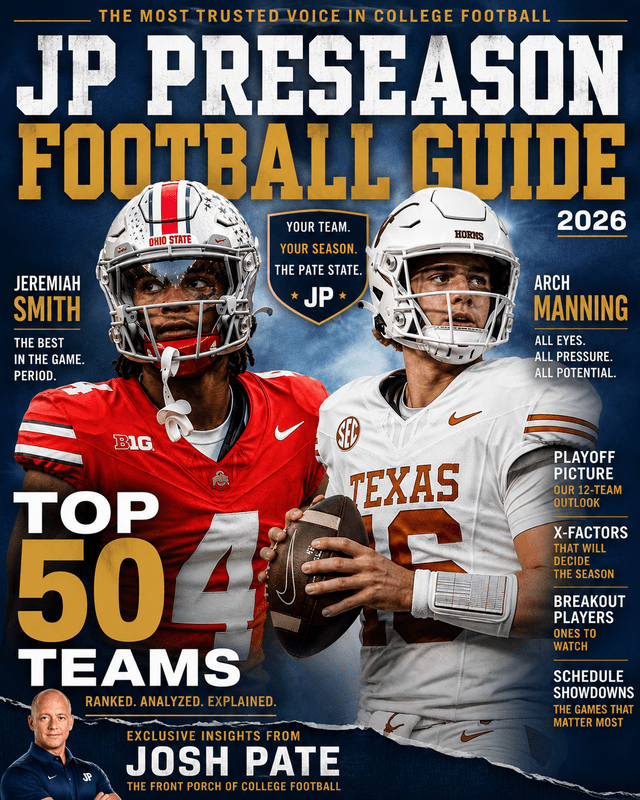 The 2026 JP Preseason Football Guide cover