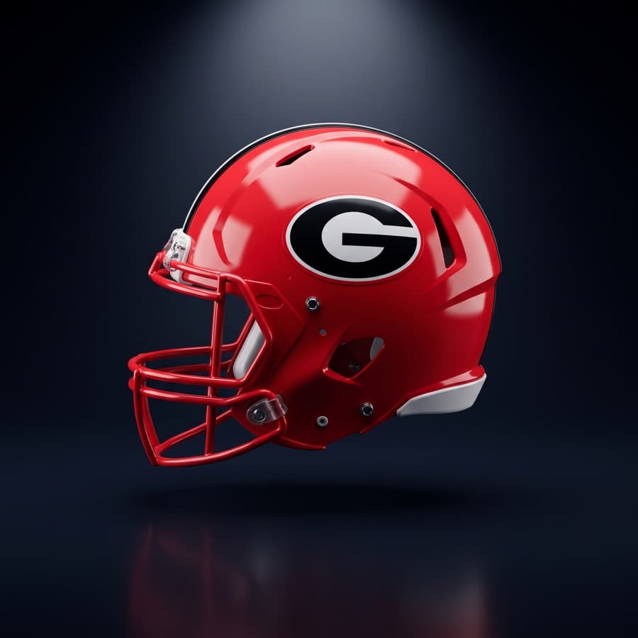 Georgia helmet studio photo